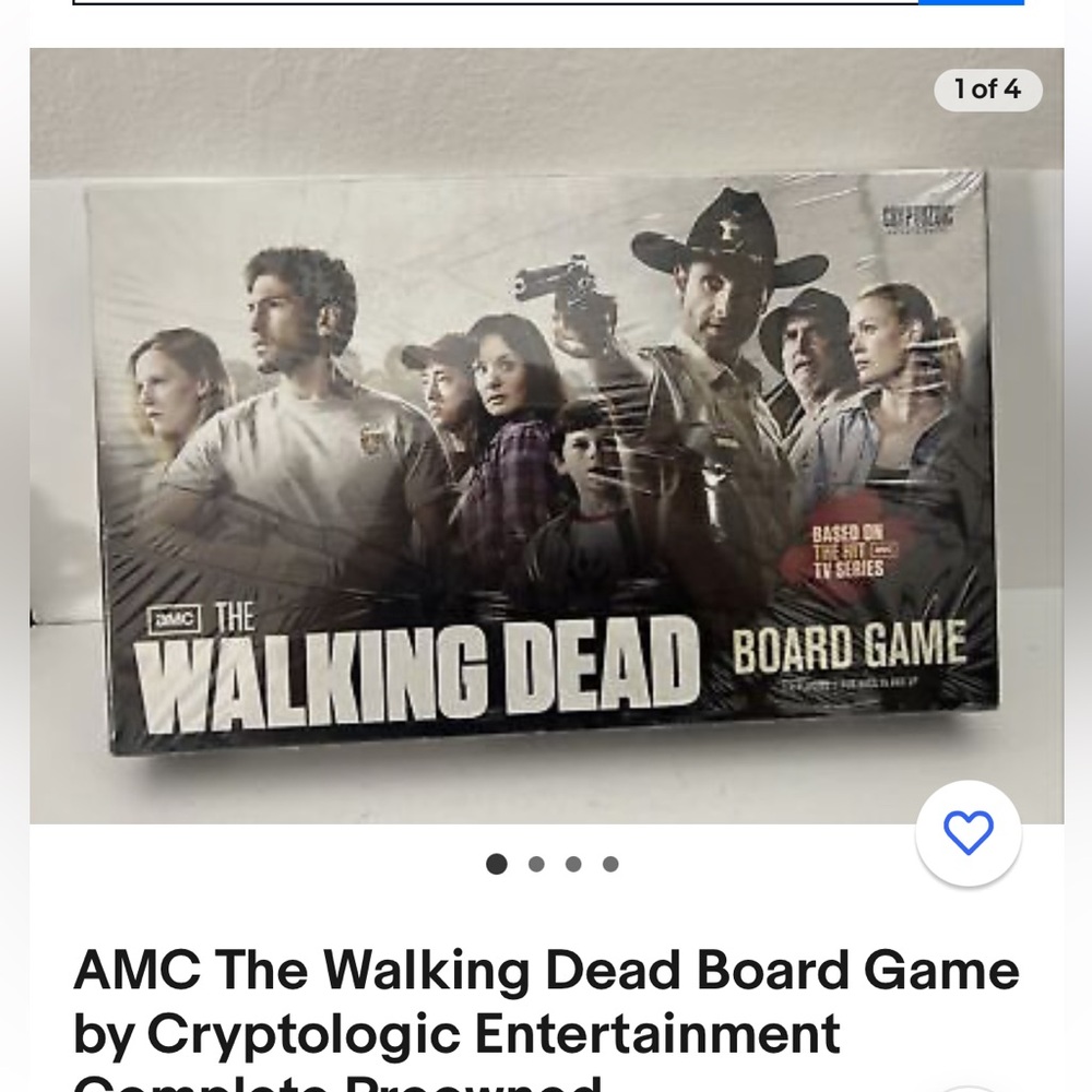 AMC's The Walking Dead Board Game ~ Cryptozoic Entertainment NEW SEALED
